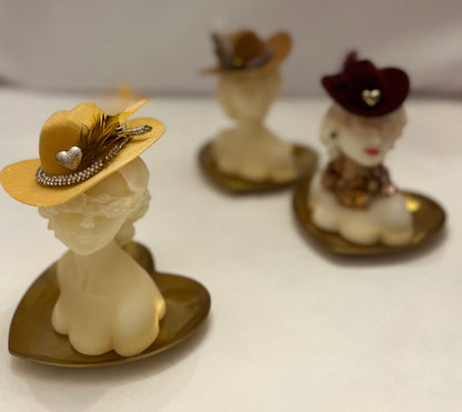 A LADY WITH INTENT | SCULPTED CANDLE