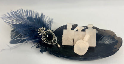 PEACOCK TRINKET DISH | PINK