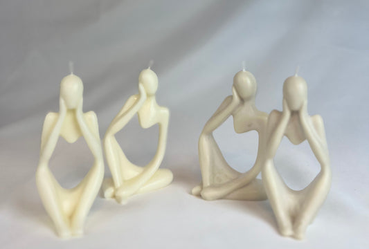 PONDERING SILHOUETTE CANDLES