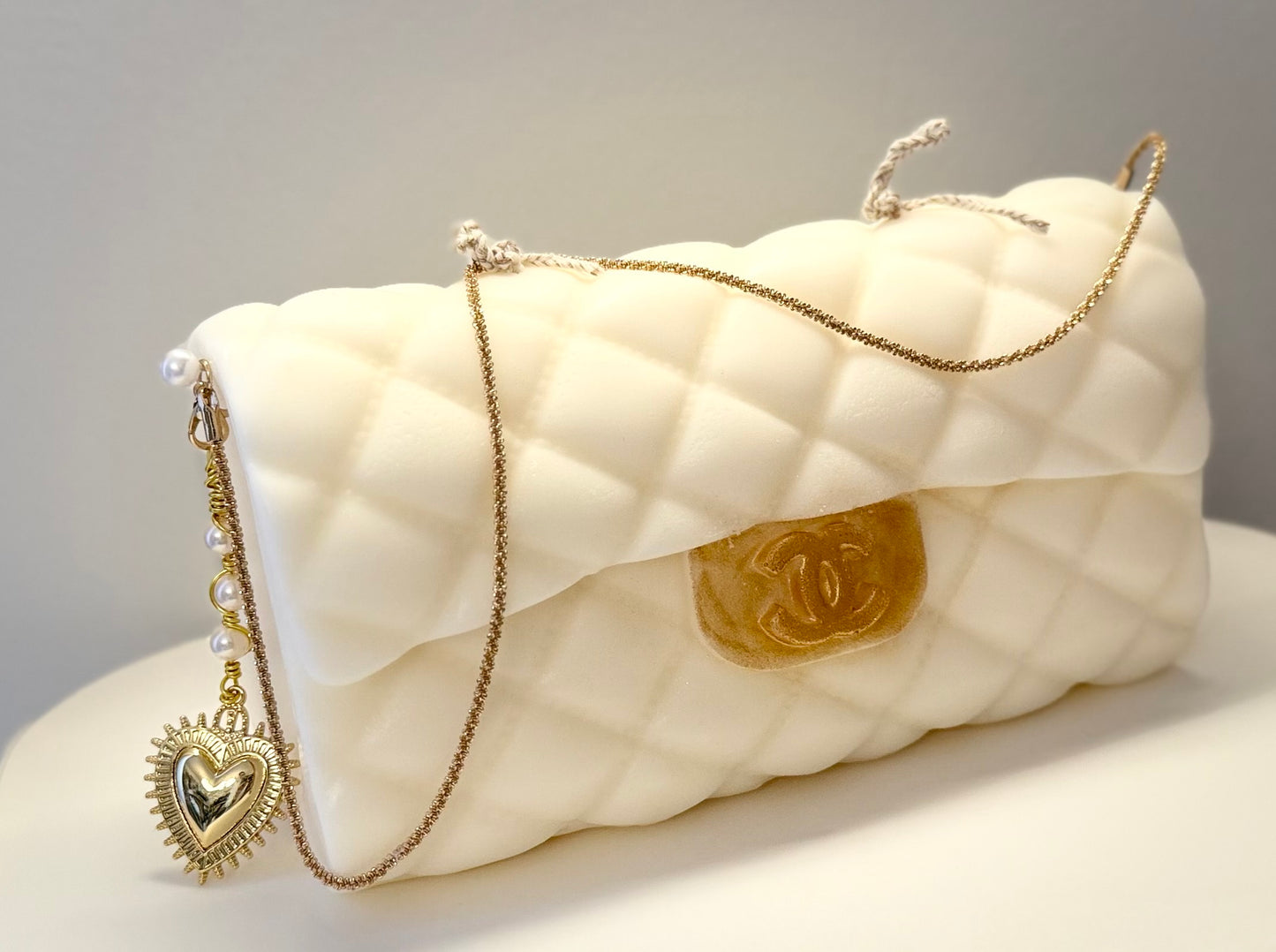 DESIGNER HANDBAG CANDLE | Classical Couture | CC Quilted Handbag