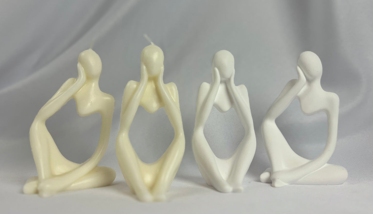 PONDERING SILHOUETTE CANDLES