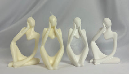 PONDERING SILHOUETTE CANDLES