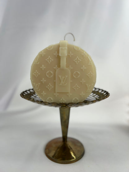 DESIGNER HANDBAG CANDLE | LV CHAPEAU