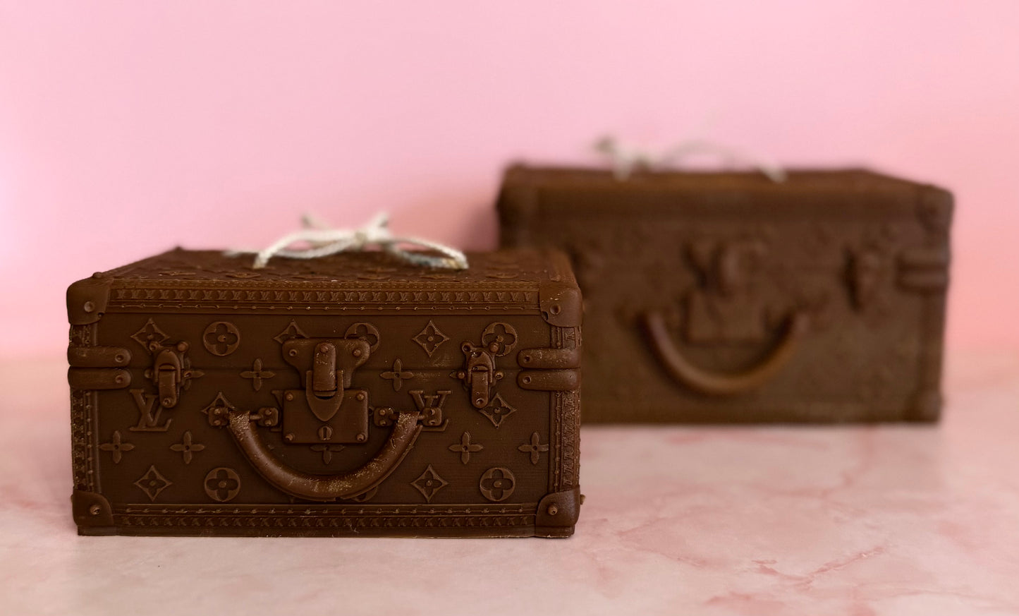 DESIGNER HANDBAG CANDLE | LV TRUNKS