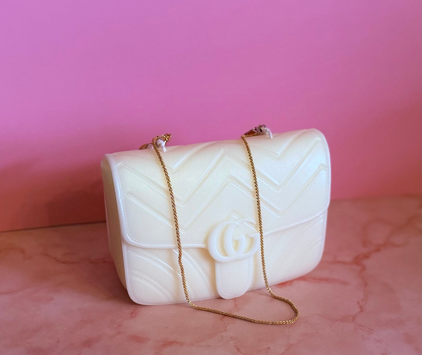 DESIGNER HANDBAG CANDLE | GG MARMONT