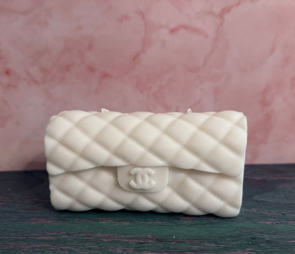 DESIGNER HANDBAG CANDLE | Classical Couture | CC Quilted Handbag