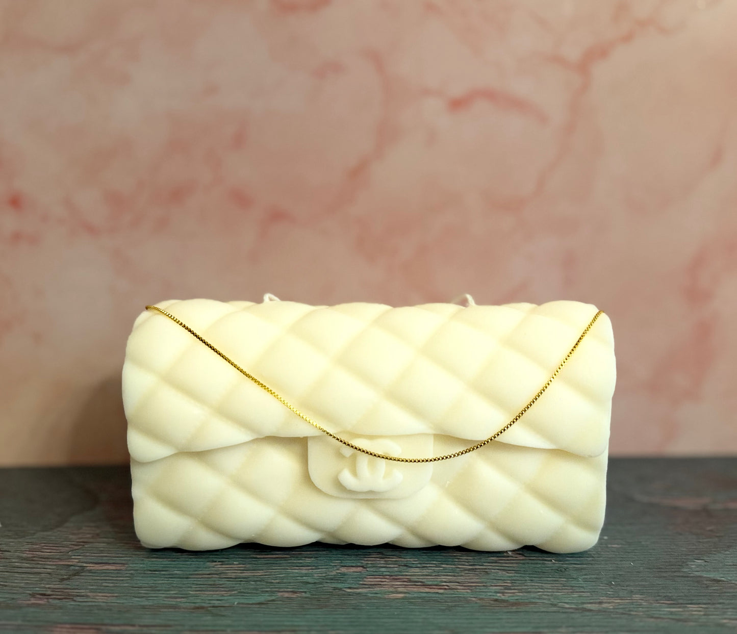 DESIGNER HANDBAG CANDLE | Classical Couture | CC Quilted Handbag