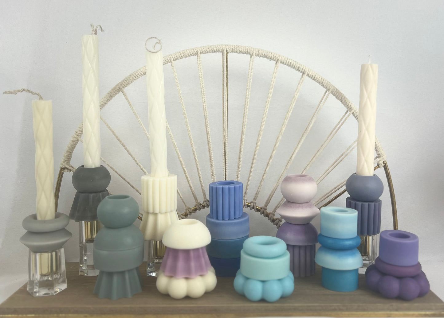 TAPER CANDLE RINGS | ACCENT CANDLES