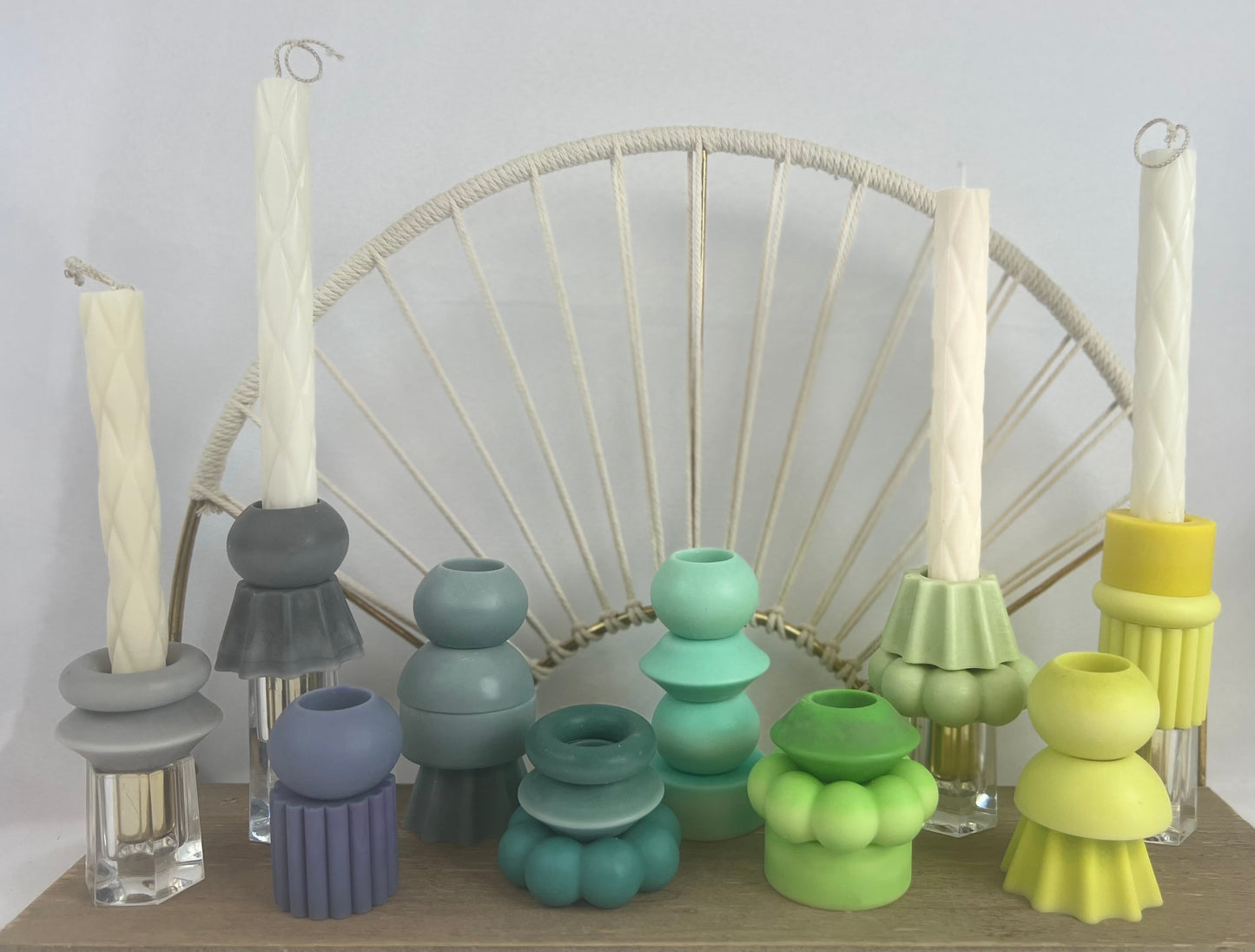 TAPER CANDLE RINGS | ACCENT CANDLES
