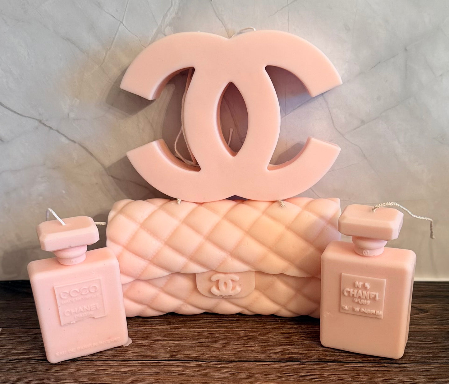 DESIGNER HANDBAG CANDLE | Classical Couture | CC Quilted Handbag