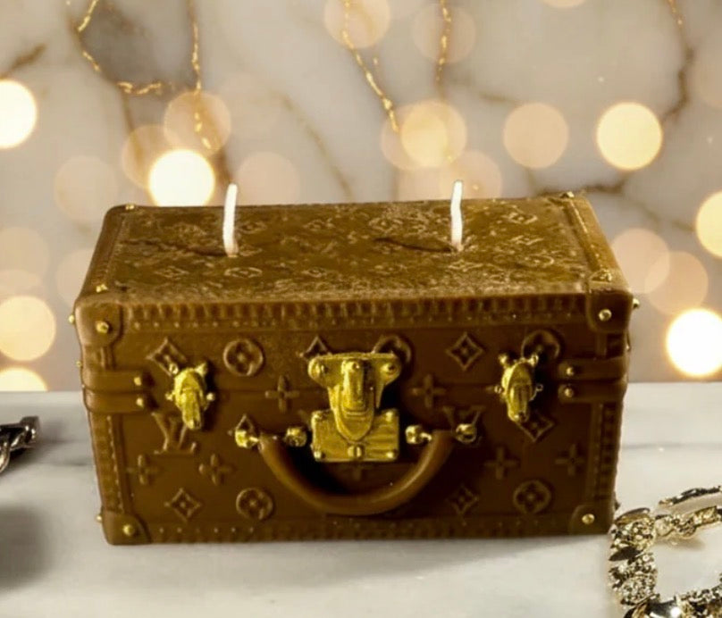 DESIGNER HANDBAG CANDLE | LV TRUNKS