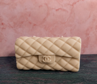 DESIGNER HANDBAG CANDLE | Classical Couture | CC Quilted Handbag
