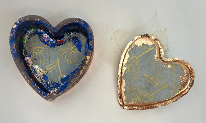 Handcrafted Heart Shaped Trinket Container