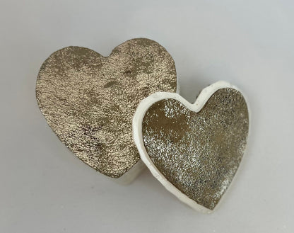 Handcrafted Heart Shaped Trinket Container