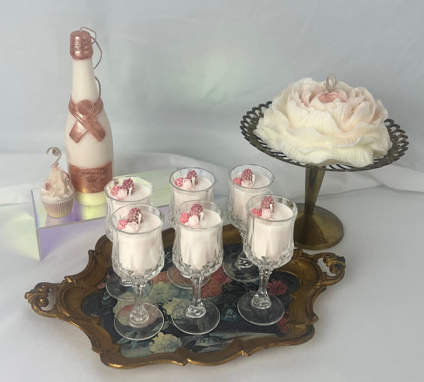 OPULENT Luxury Scented Cordial Glass Candles