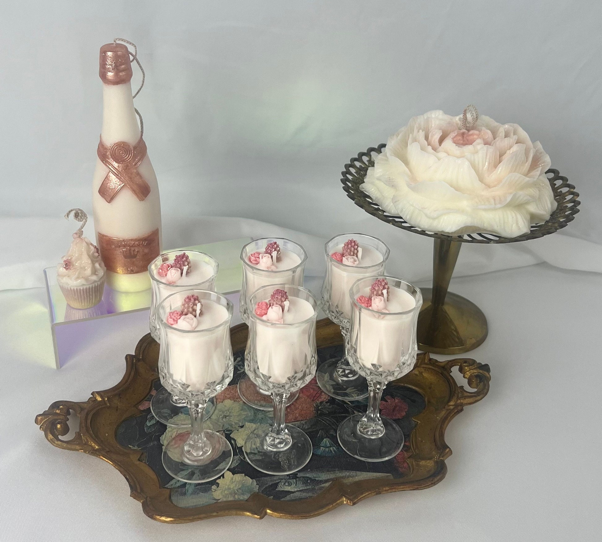 OPULENT Luxury Scented Cordial Glass Candles