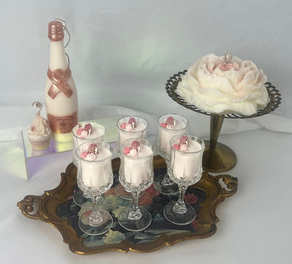OPULENT Luxury Scented Cordial Glass Candles