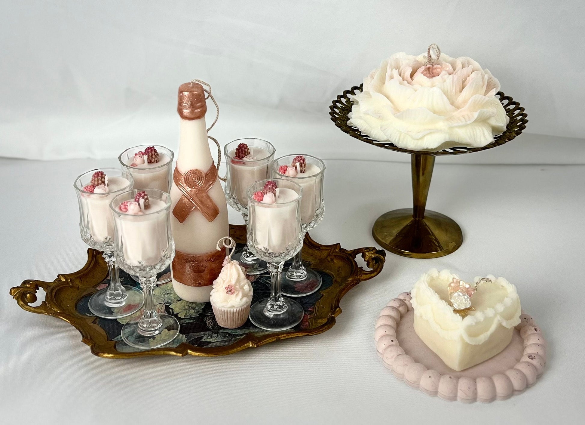 OPULENT Luxury Scented Cordial Glass Candles