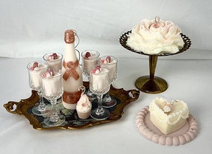 OPULENT Luxury Scented Cordial Glass Candles