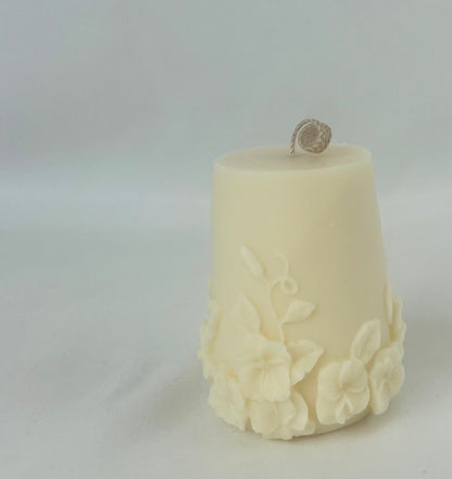 Floral Corolla Pillar Candle