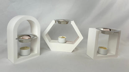 SCULPTED Concrete Wax Melt Warmer Minimalistic
