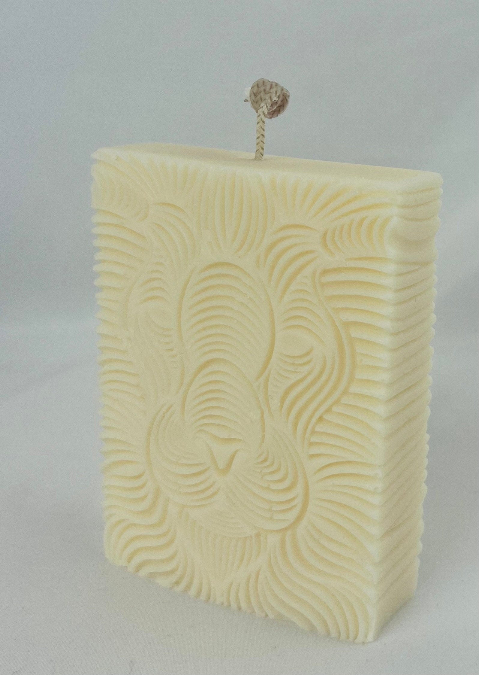 Lion Head Sculptural Candle