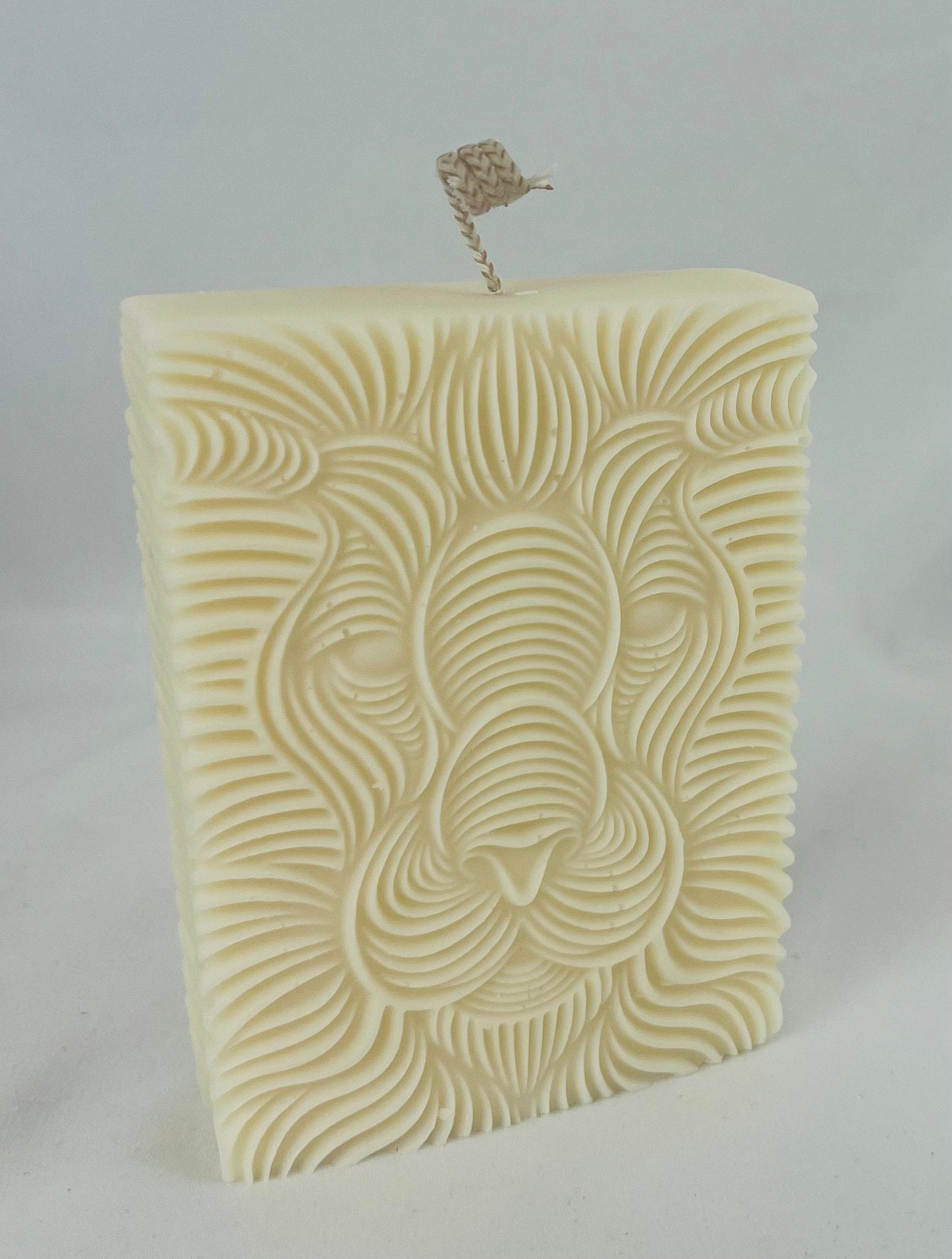 Lion Head Sculptural Candle