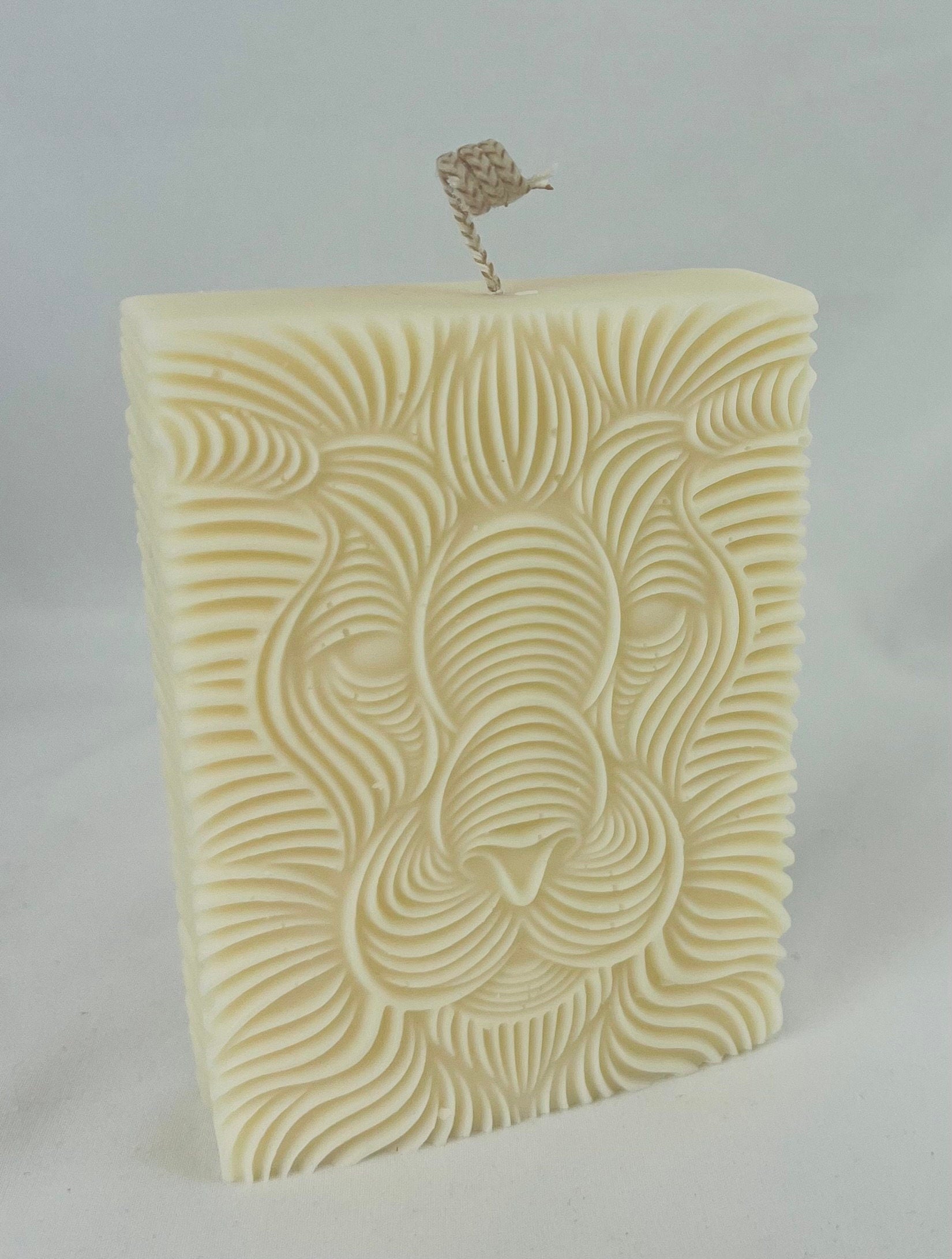 Lion Head Sculptural Candle