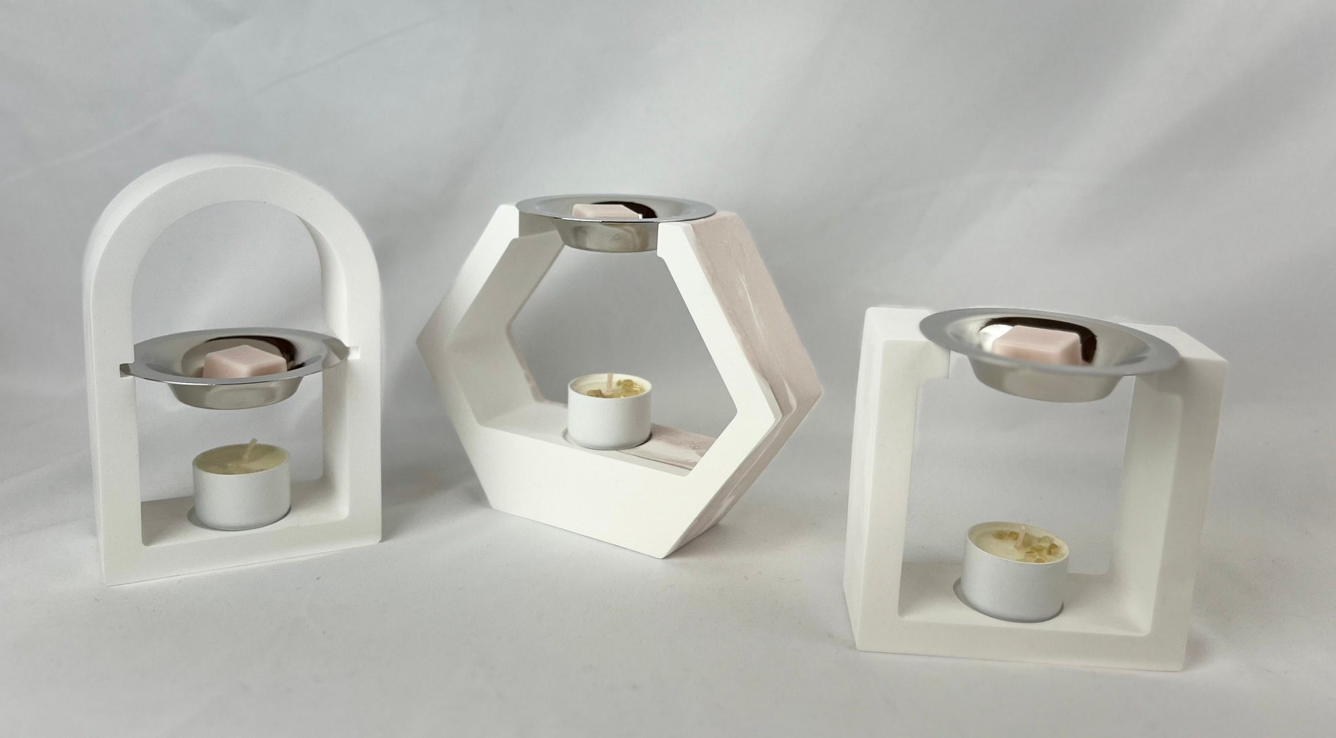 SCULPTED Concrete Wax Melt Warmer Minimalistic