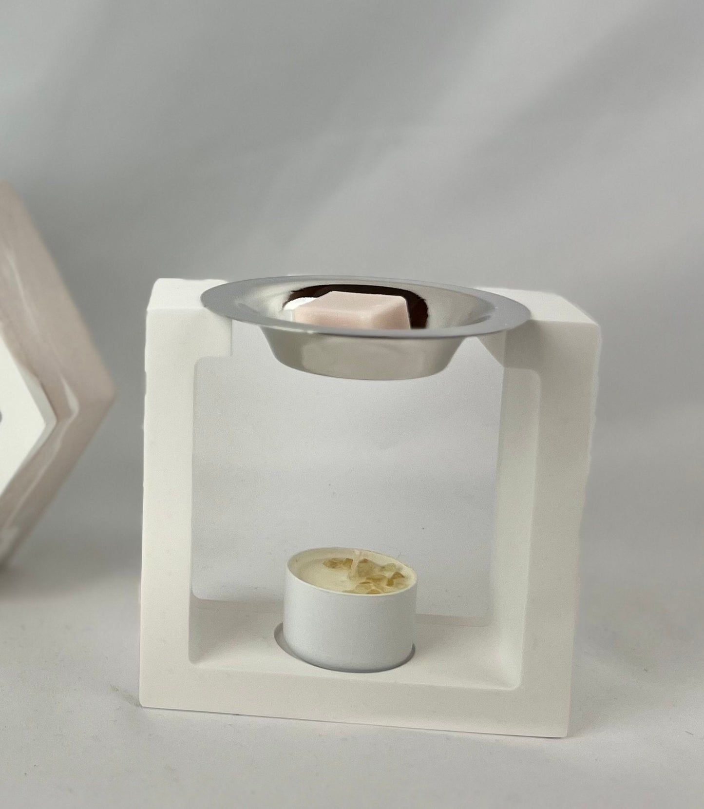 SCULPTED Concrete Wax Melt Warmer Minimalistic