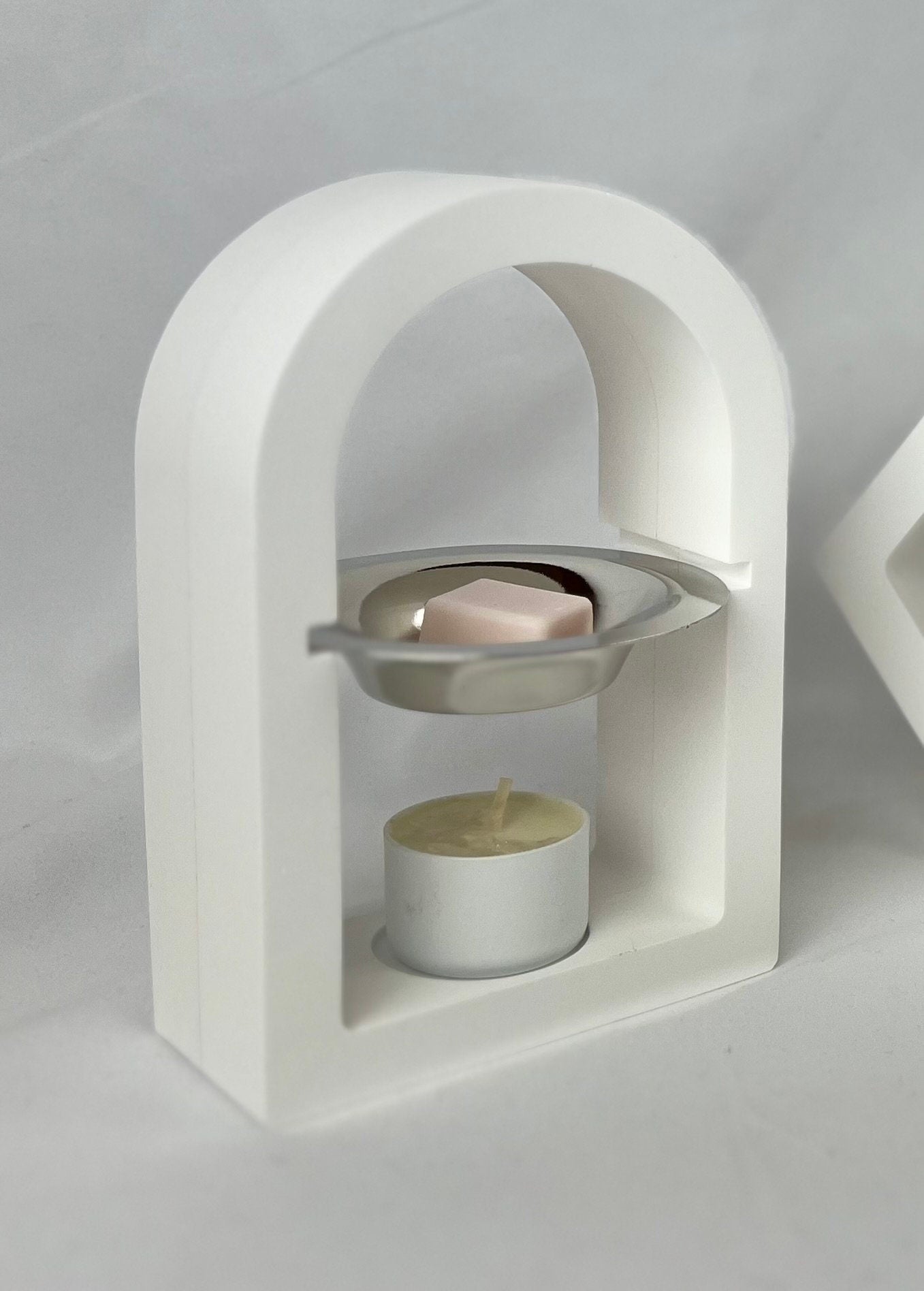 SCULPTED Concrete Wax Melt Warmer Minimalistic
