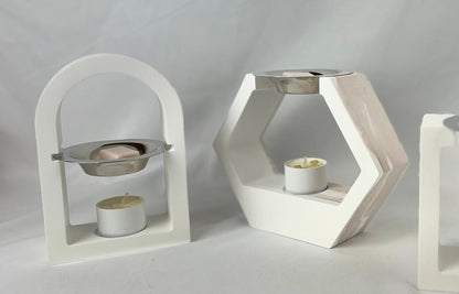 SCULPTED Concrete Wax Melt Warmer Minimalistic