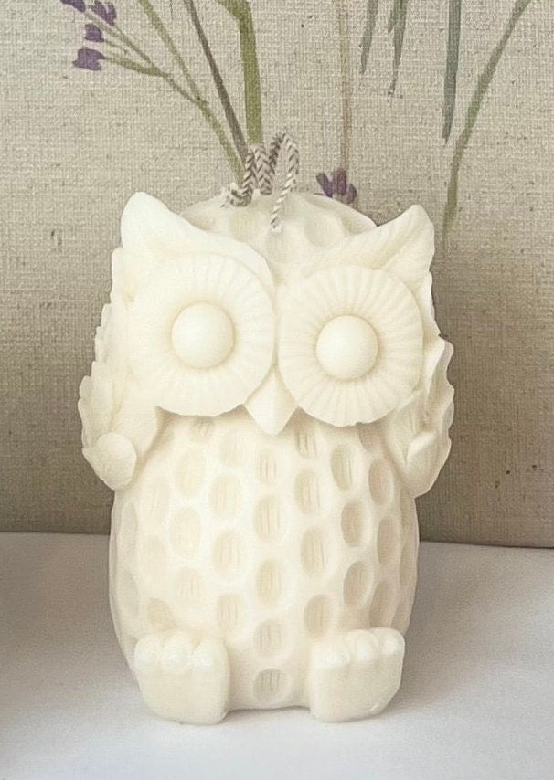 Owl Sculptural Candles