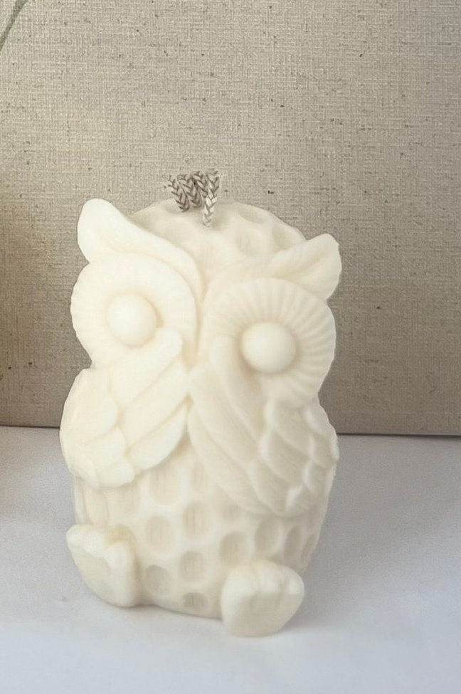 Owl Sculptural Candles