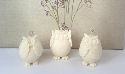 Owl Sculptural Candles