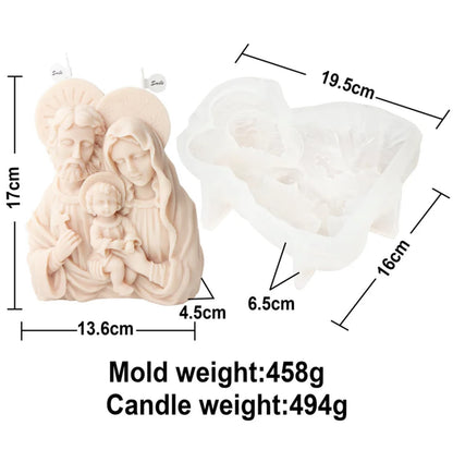 Holy Family Candle - First Communion Candle