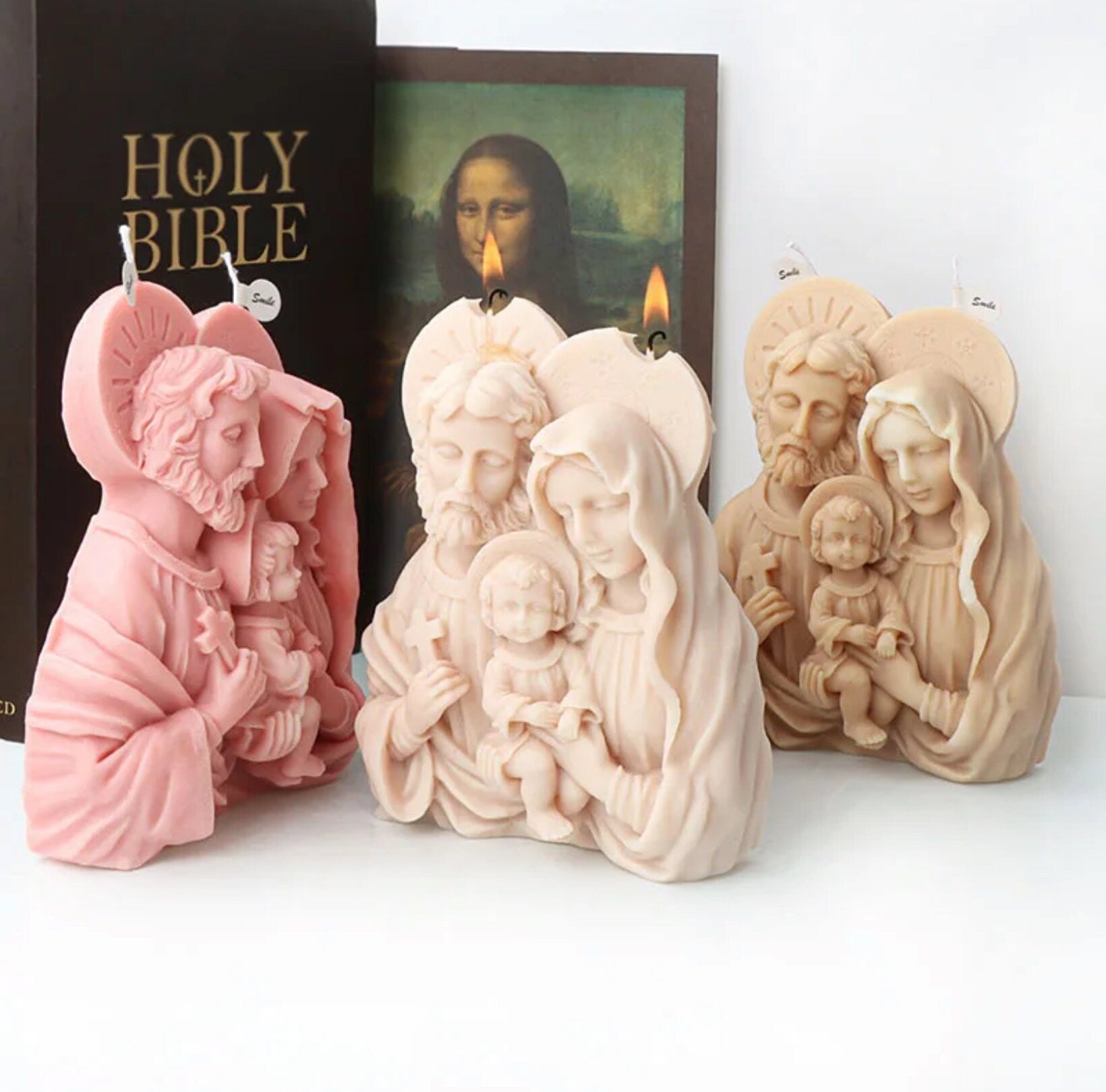 Holy Family Candle - First Communion Candle