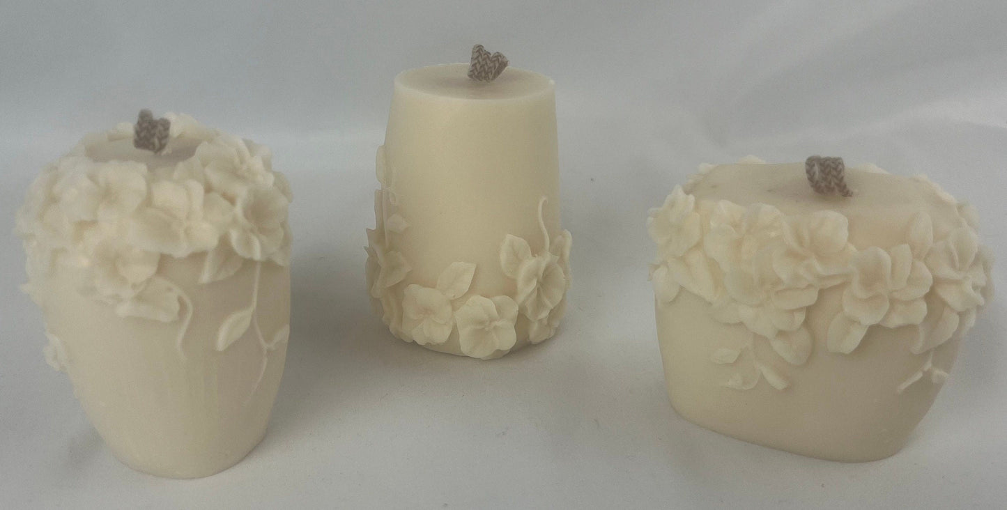 Floral Corolla Pillar Candle