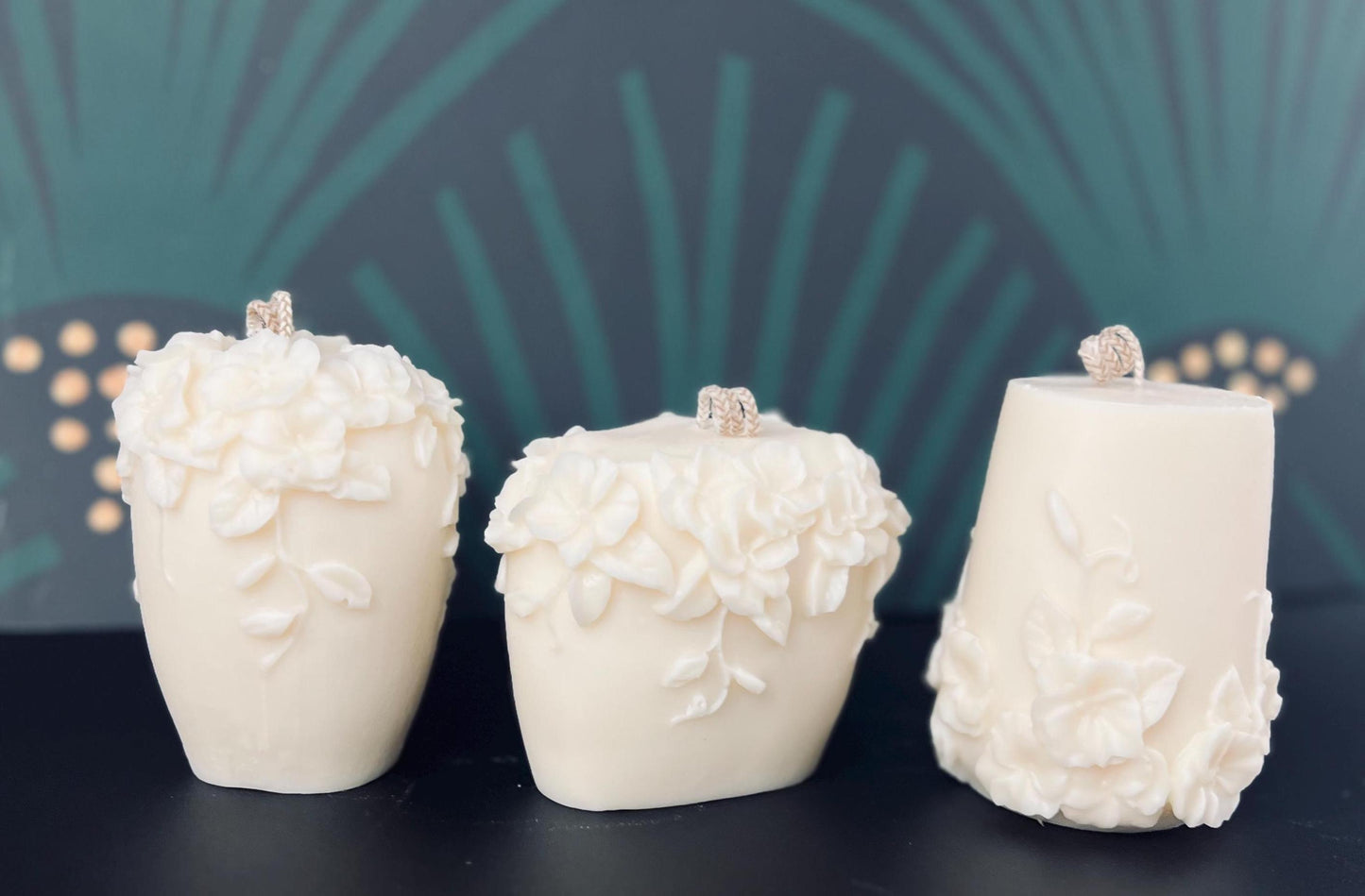 Floral Corolla Pillar Candle