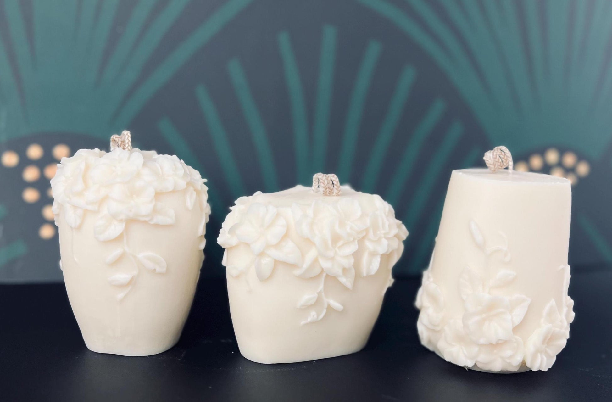 Floral Corolla Pillar Candle