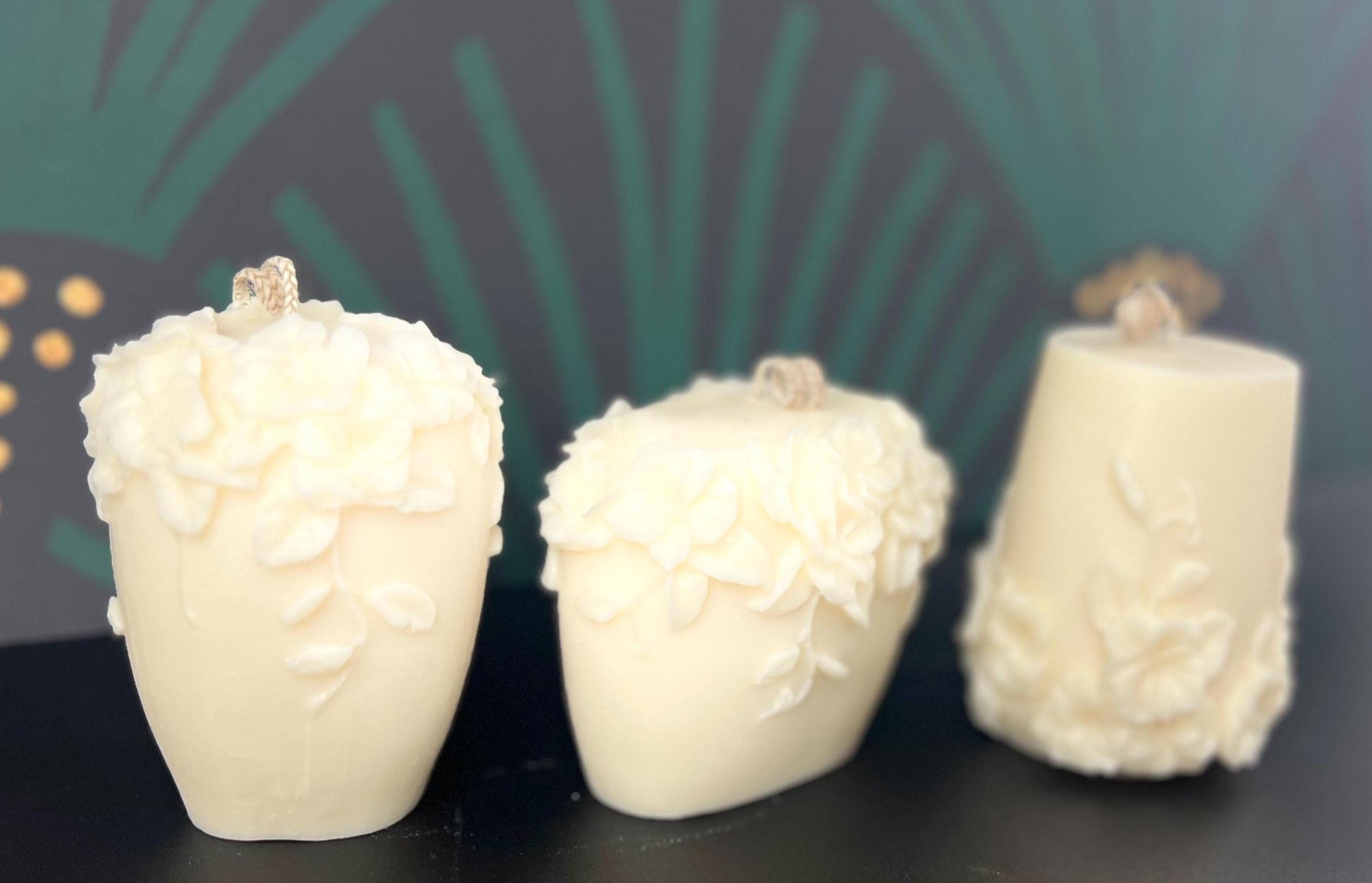 Floral Corolla Pillar Candle