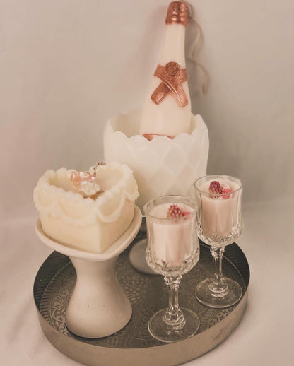 OPULENT Luxury Scented Cordial Glass Candles