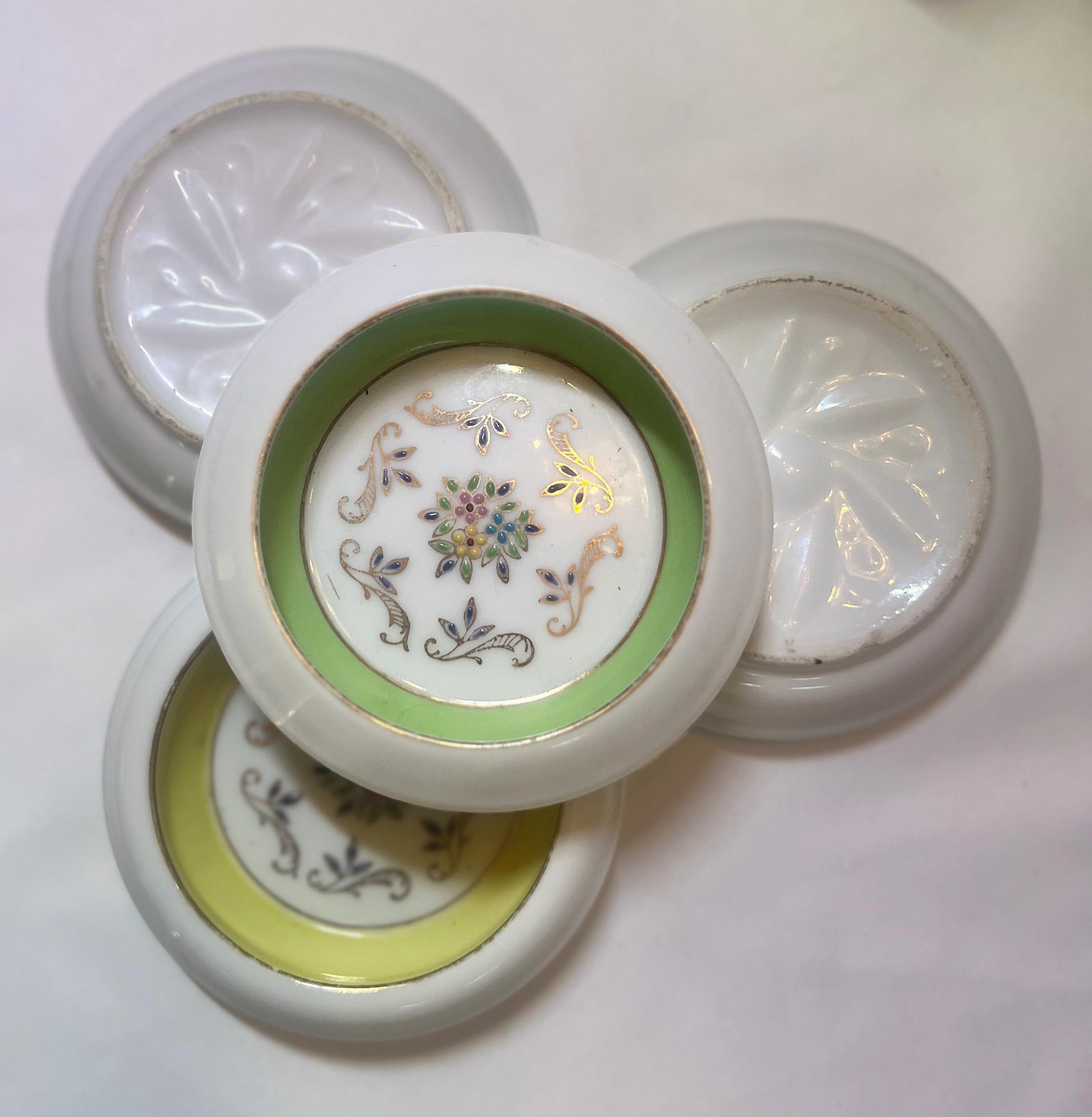 Hunt Hallmark Porcelain Hand Painted Coasters - Set of 4