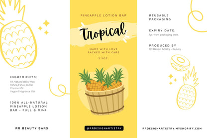 Pineapple Lotion Bar