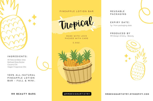 Pineapple Lotion Bar