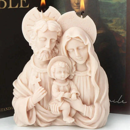 Holy Family Candle - First Communion Candle