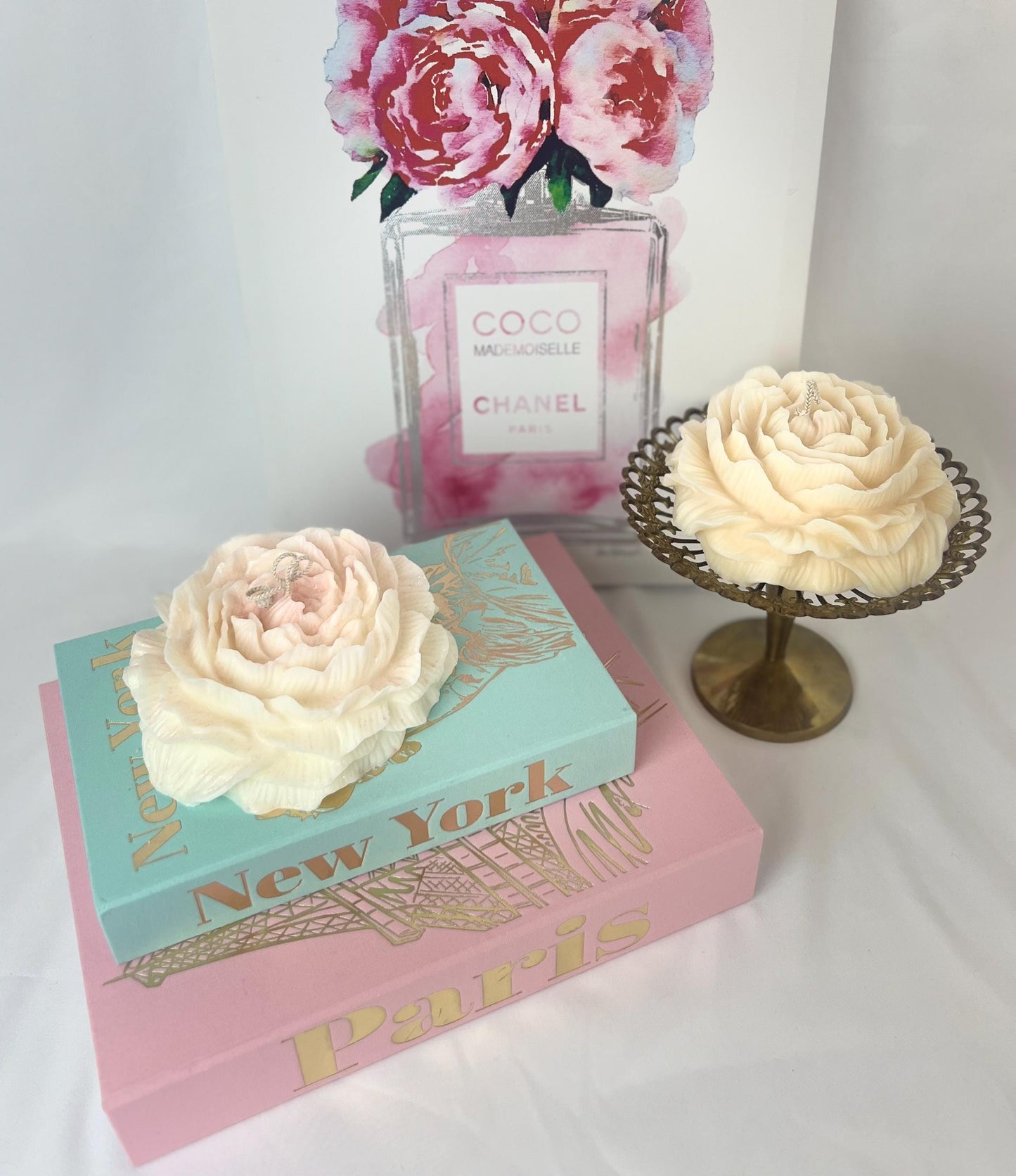 Peony Sculptural Candles