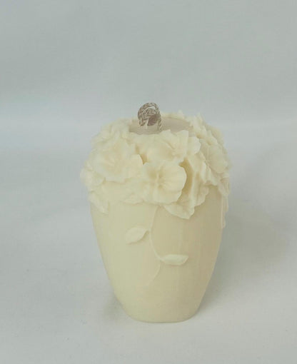 Floral Corolla Pillar Candle