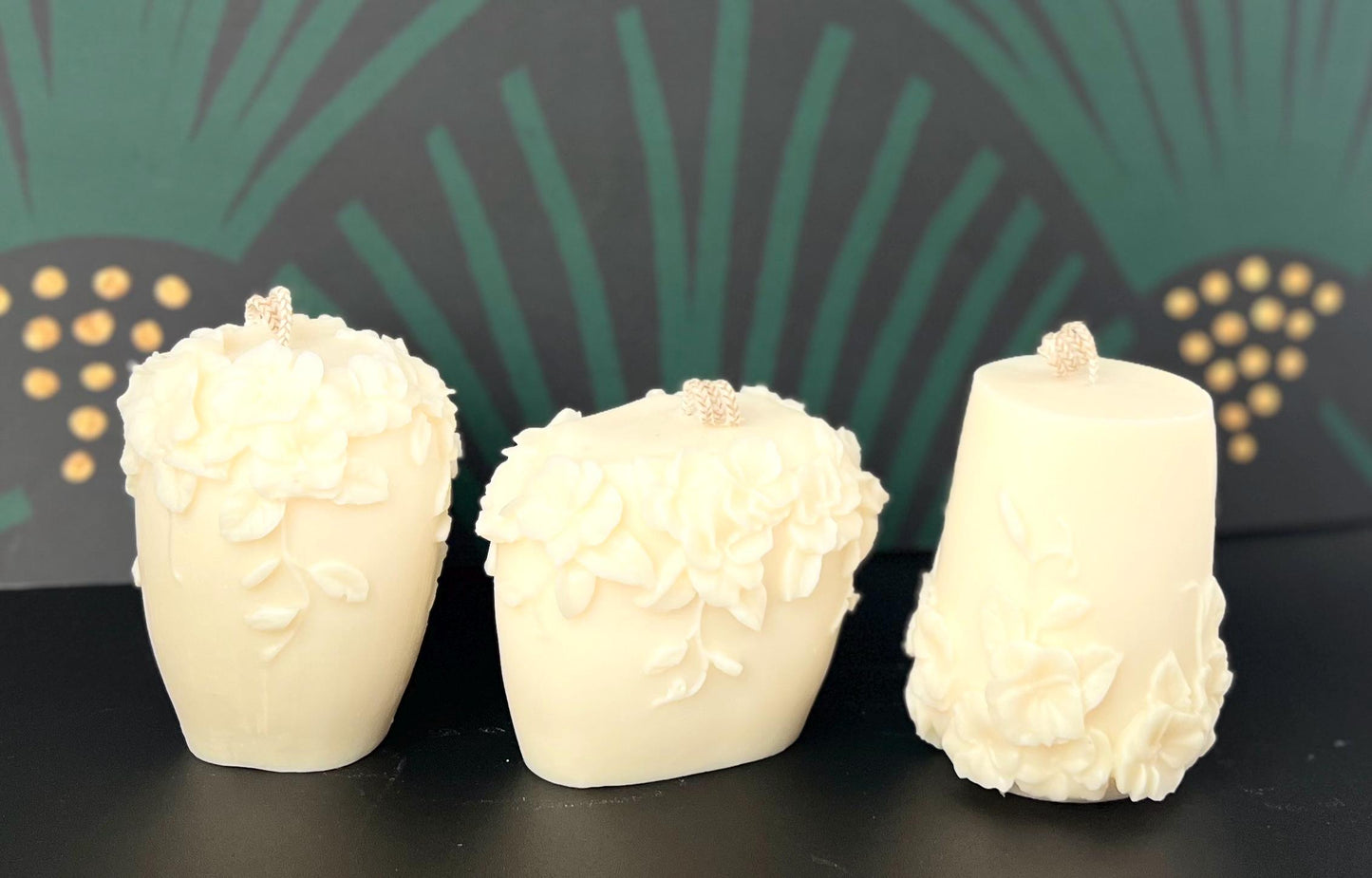 Floral Corolla Pillar Candle