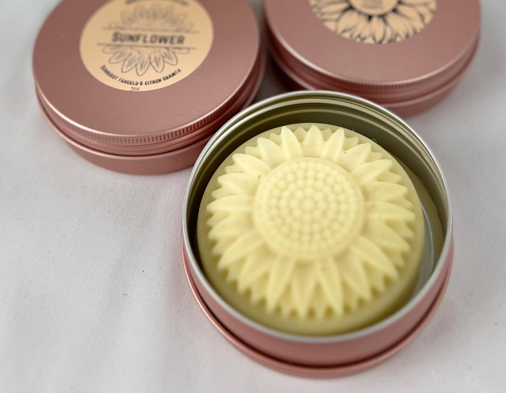 Sunflower Lotion Bar - Floral Lotion Bar